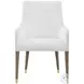 Judith Leiber Mink Upholstered Dining Arm Chair Set of 2