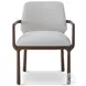 Urbane Campfire Upholstered Dining Arm Chair