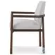 Urbane Campfire Upholstered Dining Arm Chair