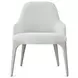 Spencer ST James Gray and Argento Upholstered Arm Chair Set of 2