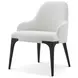 Spencer ST James Gray and Onyx Upholstered Arm Chair Set of 2