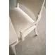 Coastal White and Sandbar Upholstered Northwood Dining Arm Chair Set of 2