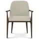 Judith Leiber Couture Cream Upholstered Moxie Arm Chair