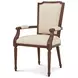 TA Originals Lillian Cream Upholstered Caraway Arm Chair Set of 2