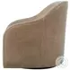 Tartan Black Invisible And Perfect Brown Swivel Chair