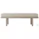 Repose Grey Oak 50" Upholstered End of Bed Bench