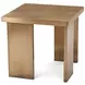 Oasis Burnished Brass Square Slater Side Table