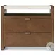 Catalina Earth 2 Drawer And 1 Shelve Nightstand