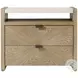 Catalina Dune 2 Drawer Nightstand