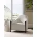 TA Originals White Round Accent Table