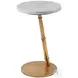 Kesden LBB Brass 14" Round Accent Table