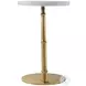 Kesden LBB Brass 14" Round Accent Table