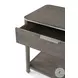 Hudson Pebble Grey 1 Drawer Nightstand