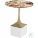 Bouquet Fleur 20" Round Side Table