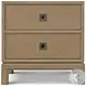 Montauk Jetty 22" 2 Drawer Rectangular Side Table