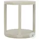 Maxwell Cashmere And Dove 22" Round Side Table