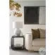 Spencer ST. James Lusso Onyx And Deep Brown 24" Square Side Table