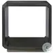 Spencer ST. James Lusso Onyx And Deep Brown 42" Square Occasional Table Set