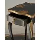 Brushwork Black and Gold Rectangular Tranquility Accent Table
