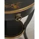 Brushwork Black and Gold Round Serenity Lamp Table