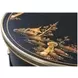Brushwork Black and Gold Round Serenity Lamp Table
