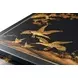 Brushwork Black and Gold Rectangular Aviary Nesting Table