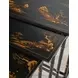 Brushwork Black and Gold Rectangular Aviary Nesting Table