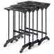 Brushwork Black and Gold Terrace Occasional Table Set