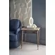 Spencer Green Park Fumed and Gold Square Marble Top Ashburton Place Side Table