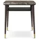 Spencer Green Park Fumed and Gold Square Marble Top Ashburton Place Side Table