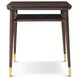 Spencer Green Park Fumed and Gold Square Ashburton Place Side Table