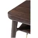 Spencer Green Park Fumed and Gold Square Ashburton Place Side Table