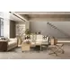 Oasis Burnished Brass Square Slater Cocktail Table