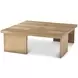 Oasis Burnished Brass Square Slater Cocktail Table