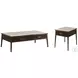 Lido Bistre 48" Rectangular Occasional Table Set