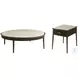 Lido Bistre 54" Round Occasional Table Set