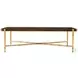 Kesden Pyramid Brown 55" Rectangular Cocktail Table