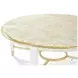 Judith Leiber JL Feather And Solstice 42" Round Occasional Table Set
