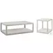 Maxwell Cashmere And Dove 55" Rectangular Occasional Table Set