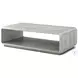 Spencer ST. James Argento And Deep Brown 58" Rectangular Cocktail Table
