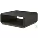 Spencer ST. James Lusso Onyx And Deep Brown 42" Square Occasional Table Set