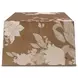 Bouquet Toasted Cashew and Beige Rectangular Cocktail Table
