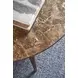 Spencer Green Park Fumed and Gold Round Marble Top Stratton Street Coffee Table