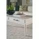 Coastal Sandbar Rectangular Singer Cocktail Table with Wallpaper