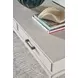 Coastal Sandbar Rectangular Singer Cocktail Table with Wallpaper