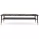 Spencer Green Park Fumed and Gold Rectangular Marble Top Stratton Street Coffee Table