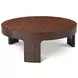 Orbis Pyramid Brown Round Terra Small Nesting Table