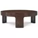 Orbis Pyramid Brown Round Terra Small Nesting Table