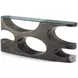 Essence Volcanic Metal 79" Rectangular Console Table