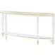 Judith Leiber JL Feather And Solstice D Shape 74" Console Table